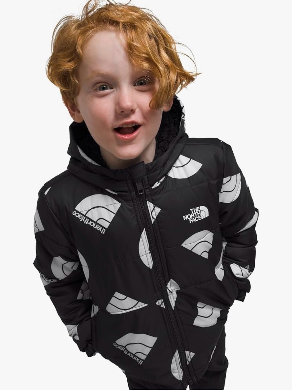 THE NORTH FACE Reversible Mount Chimbo Full Zip Hooded Jacket, 2T